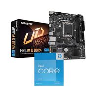 百亿补贴：技嘉 H610M K DDR4 搭 英特尔i3 13100F 盒装 主板CPU 套装