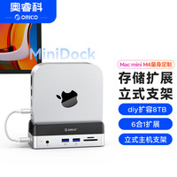 奥睿科 Macmini M4扩展坞6合1拓展MiniDock （不含硬盘）