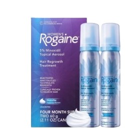 值选：Rogaine 培健 5%米诺地尔生发泡沫套装 女士专用 60g*2瓶