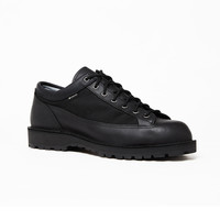 Danner 男款黑色防水低帮工装靴FIELD LOW31450