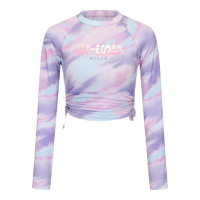 迪卡侬分体泳衣女长袖游泳衣冲浪服女士泡温泉T恤-5411425 M 粉红色