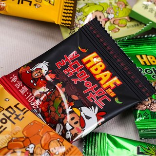 芭蜂韩国休闲零食蜂蜜黄油坚果多口味扁桃仁挚友款200g坚果零食 挚友款坚果礼包 200g*1袋