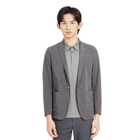 利郎轻时尚男装【轻薄空调服】新款西服男轻柔皮肤衣西装外套Q4XKF35