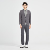 利郎轻时尚男装【轻薄空调服】西服男轻柔皮肤衣西装外套Q4XKF35 深灰 195A