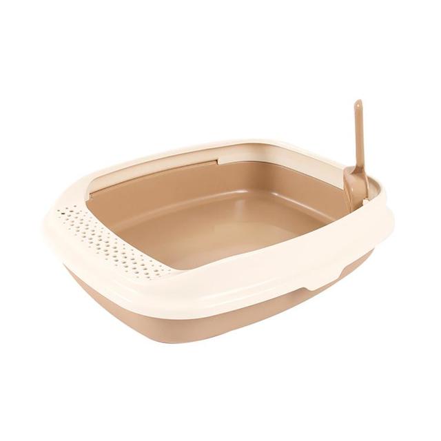 美卡 MAKAR 宠物双层猫砂盆成猫幼猫开放式猫厕所猫咪厕所宠物用品