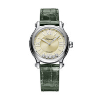 Chopard萧邦快乐钻石复古绿机械腕表时尚女表瑞士