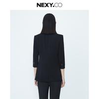 【醋酸系列】2024秋季时尚通勤气质七分袖西装外套女西服