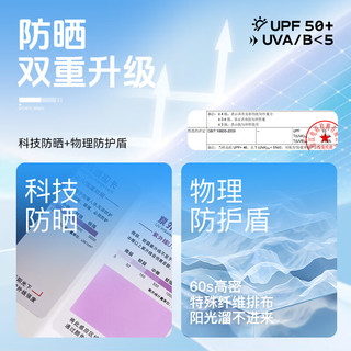 小猪班纳儿童夏款套装2025女童渐变凉感衣服透气夏季男童运动防晒短袖 【套装】蓝/纯色-浅蓝/纯色 140 （体重56-68）