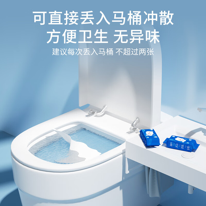  Clevermom/聪妈 99.9%杀菌率 湿厕纸