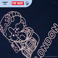 BOY LONDON【泡泡玛特联名】25春夏卡通印花短袖潮牌休闲T恤 粉色 XS