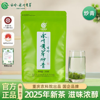 云岭 永川秀芽 炒青秀雅 250g袋装口粮茶