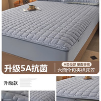 花舍 NEIGHBORIN THE FLOWER 经典格 升级款床笠 六面全包宽120x长200cm+高15 月光灰