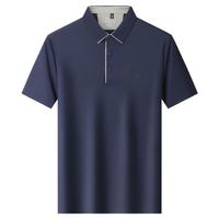【瞬间凉感】罗蒙防晒短袖polo衫男装2025夏季高弹抗皱T恤衫