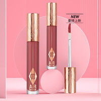 夏洛特蒂铂丽 Charlotte TilburyCT羽雾口红秋冬复古红棕唇釉滋润饱满哑光#枕边话中粉色