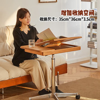 邮差来敲门升降桌电动实木升降电脑桌书桌办公桌子站立式工作台可移动 灵动升降桌-樱桃木丨