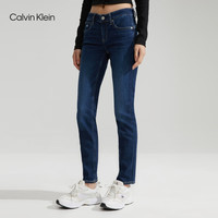 Calvin KleinJeans四季款女士简约休闲通勤ck洗水微弹合体版牛仔裤J223294
