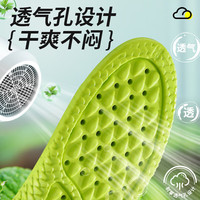 邦尼世家运动鞋垫男抗菌防臭艾草透气吸汗踩屎感站久不累减震女跑步 【1双装】龙鳞升级款 41-42码