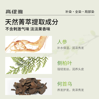  GOTDYA/高缇雅 染护合一 染发剂  自然黑