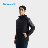 Columbia哥伦比亚户外25春夏男子拒水软壳衣连帽外套WE9423 010 修身版型 S (170/92A)