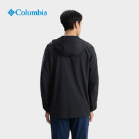 Columbia哥伦比亚户外25春夏男子拒水软壳衣连帽外套WE9423 010 修身版型 M (175/96A)