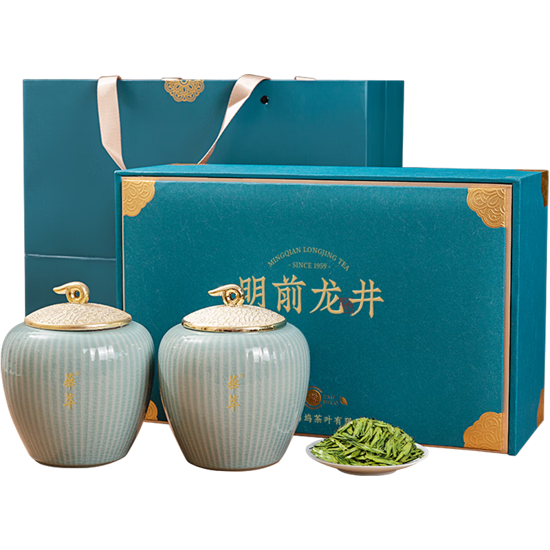 華萃【顺丰发货】新茶绿茶龙井特3A级明前高档茶叶送老师礼物 陶说特3A级明前龙井