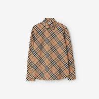 BURBERRY| 男装 格纹棉质长袖衬衫 80876341
