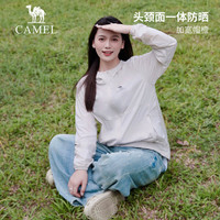 骆驼（CAMEL）户外防晒衣原纱面料透气防紫外线UPF50+外套皮肤衣  XL 橡木灰，男女同款