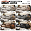 ddc意式极简真皮沙发简约客厅2025小户型直排熊抱皮艺沙发家具 2.8M直排（普通无功能款）+脚踏 迪熙3.0MM厚度头层全青真牛皮+云坐感座包