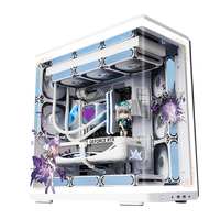 爱国者星璨辰 海景房机箱 主题定制UV打印 360水冷无A柱ATX全景台式机电脑主机箱 星璨辰 瑕蝶主题