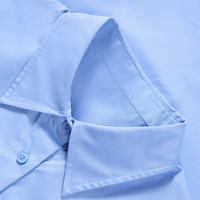 太平鸟2024年冬季品质百搭衬衫A1CAE4481 蓝色 M