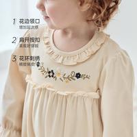 婴儿包屁衣春秋季纯棉女宝宝三角哈衣爬服连体衣打底睡衣