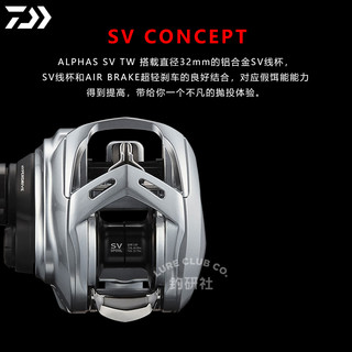 达亿瓦 ALPHAS SV 微物水滴轮 银溪AIR