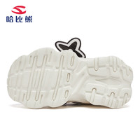 哈比熊儿童运动鞋春夏男女童鞋网面运动跑步鞋男童女童日常百搭休闲鞋 GU8293白黑 35