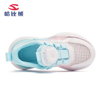 哈比熊儿童运动鞋春夏男女童鞋网面运动跑步鞋男童女童日常百搭休闲鞋 AU7828蓝白 28