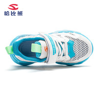 哈比熊儿童运动鞋春夏男女童鞋网面运动跑步鞋男童女童日常百搭休闲鞋 GU8196白兰 31