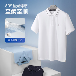  SEPTWOLVES/七匹狼 丝光棉 男士短袖POLO衫