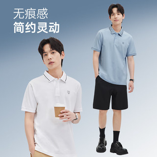  SEPTWOLVES/七匹狼 丝光棉 男士短袖POLO衫