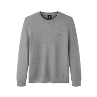 七匹狼【100%纯羊毛】羊毛衫男装休闲圆领厚毛衫舒适男士毛衣上衣 003(中灰)1D1D60201101 3XL 185/100A 003(中灰)	1D1D60201101