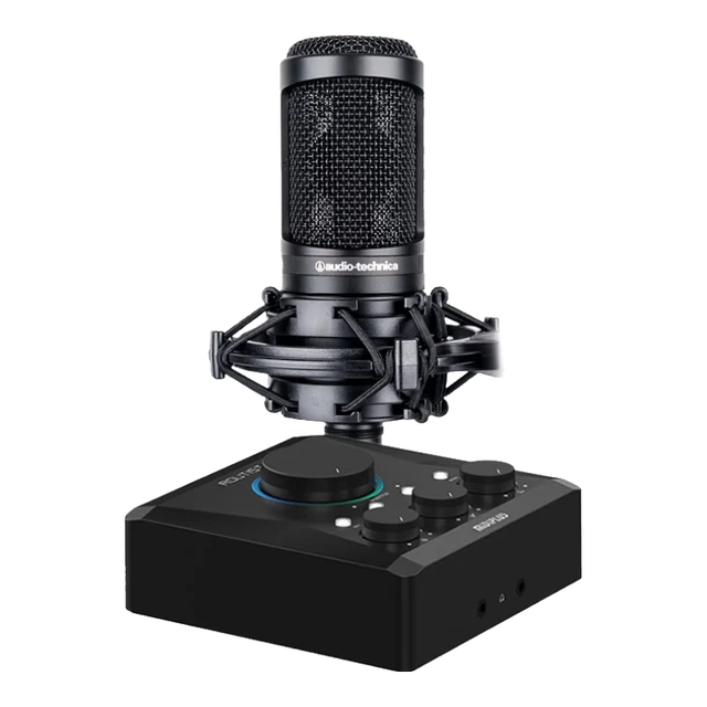 midiplus Routist RS迷笛声卡有声书OTG无损录音主播K歌喜马拉雅有声小说麦克套装 RS二代配铁三角at2020电容麦套装