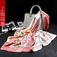 上海故事 女士丝巾 披肩 90*90cm