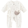 乖奇熊初生婴儿连体衣服春秋季长袖睡衣宝宝无骨哈衣新生儿和尚服