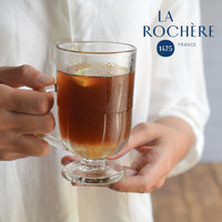 LA ROCHERE法国LAROCHERE花神杯Flore爱尔兰咖啡杯玻璃意式浓缩杯可堆叠 Flore花神马克杯 300毫升
