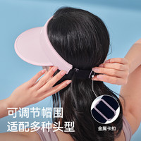 伯希和户外空顶帽女2025遮阳运动防晒帽子专业跑步太阳帽男 可调节（55-58）