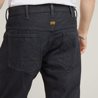 G-STAR RAW【大片同款】牛仔裤男直筒裤秋季ELWOOD潮流机车风3DD23699 蓝黑 28 30