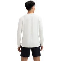 安德玛（UNDERARMOUR）春夏Run 96男子弹性跑步运动长袖T恤1389824 石英白114 3XL