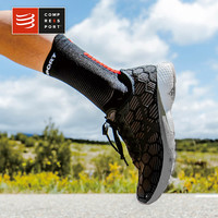 COMPRESSPORT跑步袜马拉松压缩运动袜越野透气训练袜男女通用 白/黑 跑步低帮4.0 T1 (35-38)鞋码