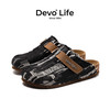 的沃 Devo Life的沃 清仓！  牛仔布软木勃肯鞋