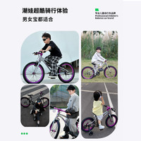 Cakalyen【镜面绝绝紫】可莱茵CK09儿童自行车3一6岁中大童单车 【绝绝紫】镜面紫 CK09 16寸【3-8岁】身高100-120CM
