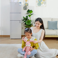 CHIGO 三门冰箱一级能效家用小型宿舍租房用迷你省电办公室电冰箱