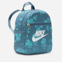 NIKE 女子双肩包夏季书包收纳拉链口袋可调节肩带HJ8503 006烟灰蓝/仙人掌绿/白